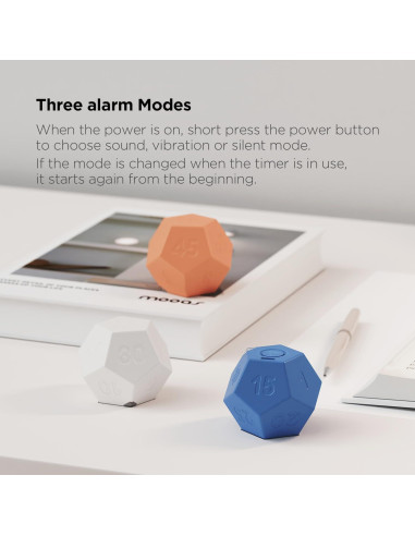 Temporizador Recargable Mooas MT-S1 Azul - 11 Configuraciones