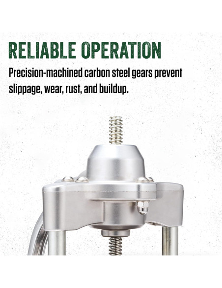 Embutidora de Salchichas LEM 5 kg Acero Inoxidable con Tubos