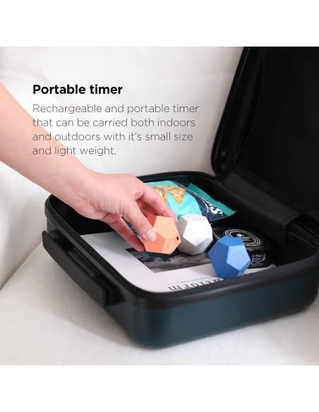 Temporizador Recargable Mooas MT-S1 Azul - 11 Configuraciones