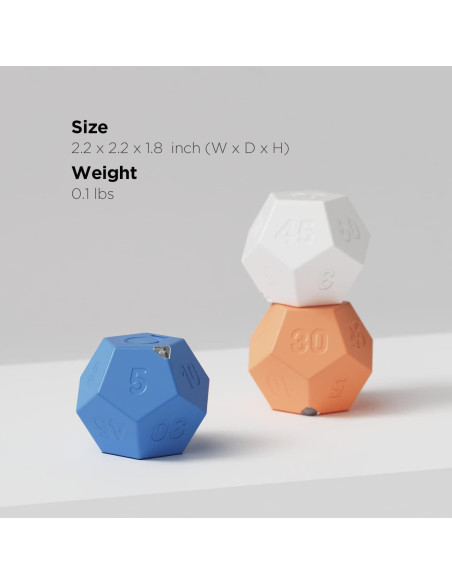 Temporizador Recargable Mooas MT-S1 Azul - 11 Configuraciones