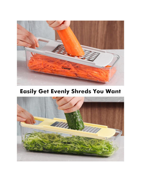 Cortador Mandolina Geedel PS-318I Multiusos 0.54 kg