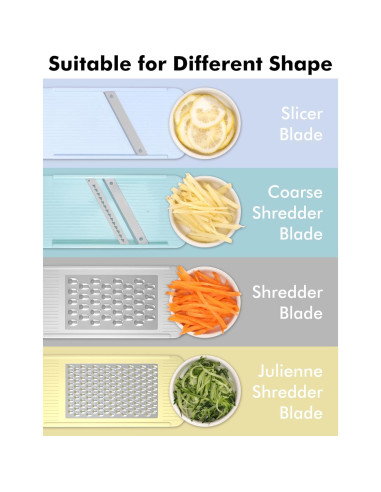 Cortador Mandolina Geedel PS-318I Multiusos 0.54 kg