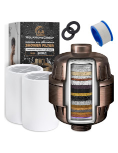 Filtro de Ducha AquaHomeGroup AHG20 20 Etapas Vitamina C y E