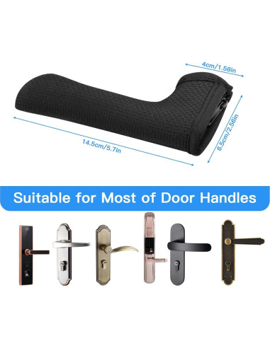 Cubiertas de Manijas de Puerta Homakover Neopreno 2 Piezas
