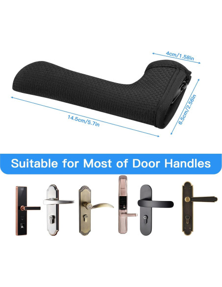 Cubiertas de Manijas de Puerta Homakover Neopreno 2 Piezas