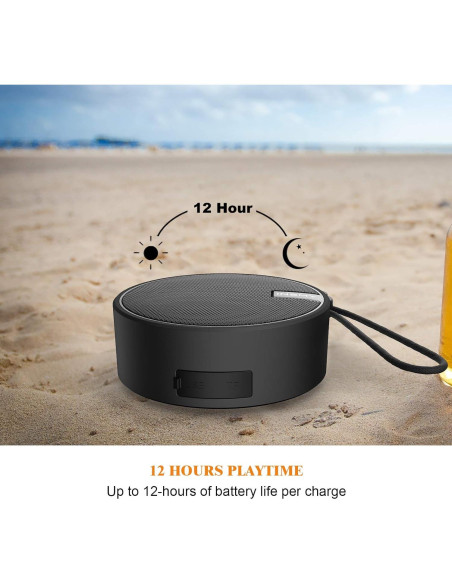 Altavoz Bluetooth INSMY C12 Impermeable IPX7 Portátil 12h