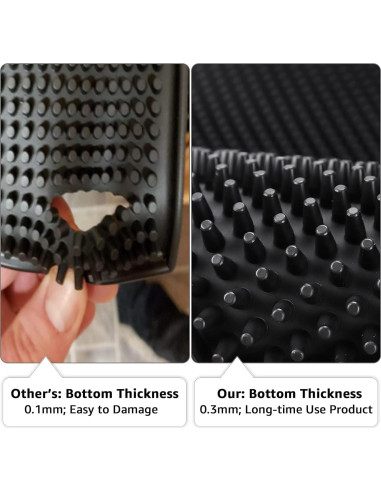 Bandeja de Goteo de Cerveza Hgkeke 30x18 cm Antideslizante