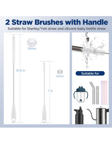 Set de Cepillos de Limpieza para Botellas OUTXE 4 Piezas