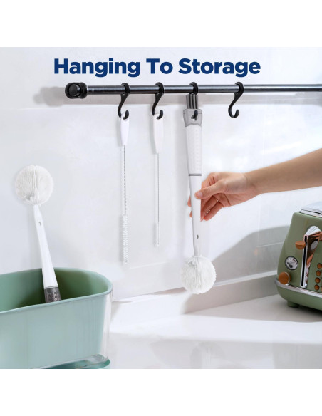 Set de Cepillos de Limpieza para Botellas OUTXE 4 Piezas