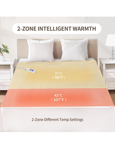 Almohadilla Calefaccionada Bwarm Individual 99x191 cm 9 Niveles