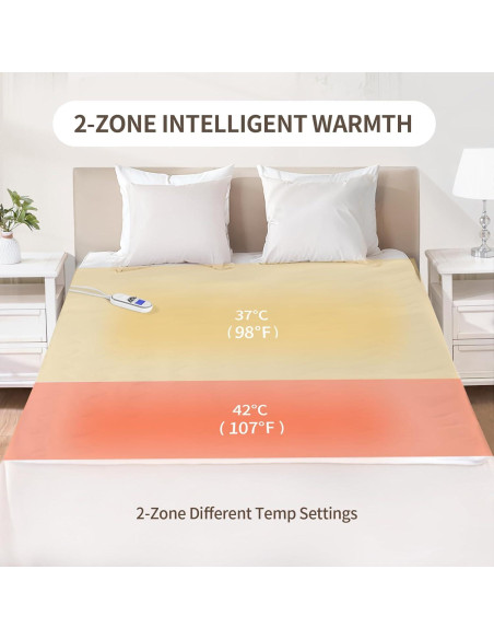 Almohadilla Calefaccionada Bwarm Individual 99x191 cm 9 Niveles