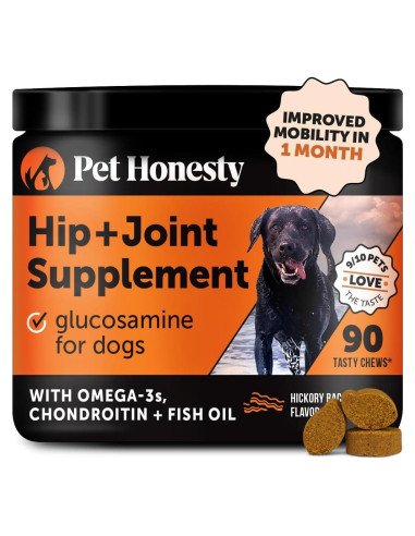 Suplemento Articular para Perros PetHonesty 90 Masticables Bacón