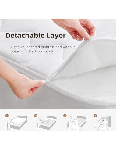 Almohadilla Calefaccionada Bwarm Individual 99x191 cm 9 Niveles