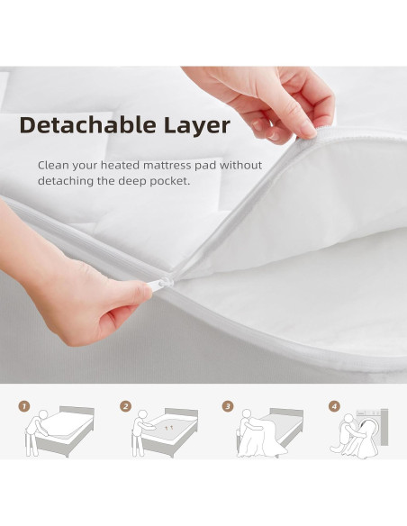 Almohadilla Calefaccionada Bwarm Individual 99x191 cm 9 Niveles