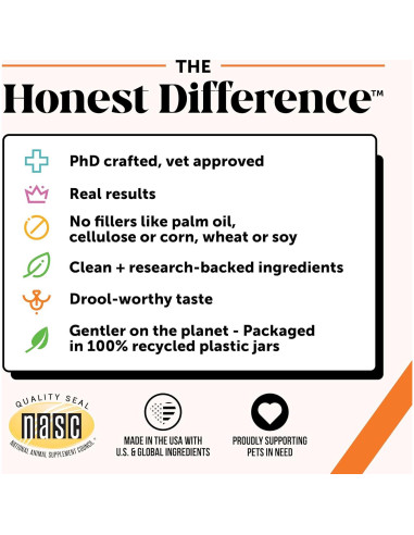 Suplemento Articular para Perros PetHonesty 90 Masticables Bacón