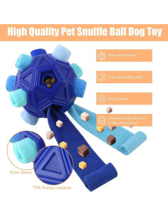 Pelota de Olfato para Perros Jiayoyo - Juguete Interactivo 8.89cm 2