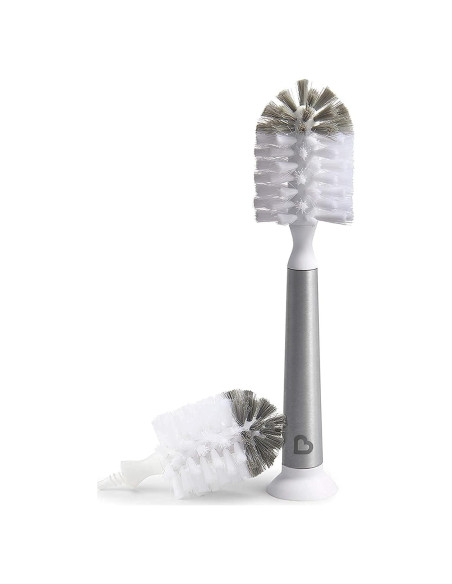 Cepillo de Botellas Munchkin Shine Acero Inoxidable con Repuesto