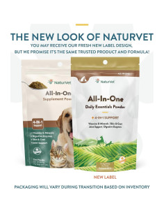 Suplemento Todo-en-Uno NaturVet para Perros 368.5g - Articulaciones, Piel y Digestión 2