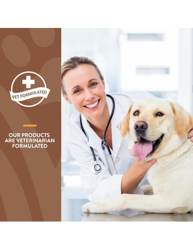 Suplemento Todo-en-Uno NaturVet para Perros 368.5g - Articulaciones, Piel y Digestión