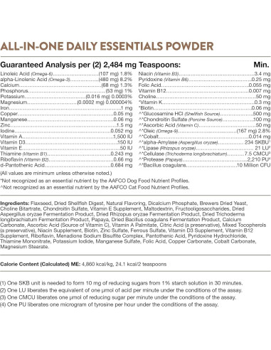 Suplemento Todo-en-Uno NaturVet para Perros 368.5g - Articulaciones, Piel y Digestión