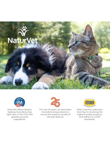 Suplemento Todo-en-Uno NaturVet para Perros 368.5g - Articulaciones, Piel y Digestión
