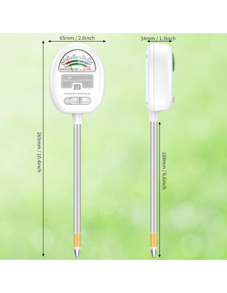 Medidor de Humedad del Suelo 4-en-1 Moistenland P403W
