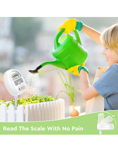 Medidor de Humedad del Suelo 4-en-1 Moistenland P403W