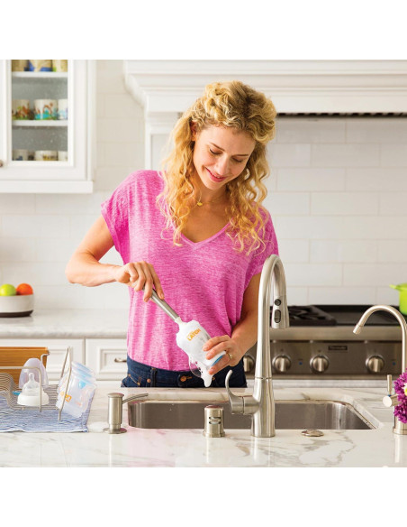 Cepillo de Botellas Munchkin Shine Acero Inoxidable con Repuesto