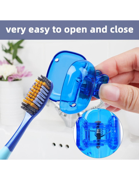 Cubiertas de Cabeza para Cepillo de Dientes Hxezoc - 4 Piezas