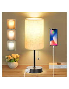 Lámpara de Mesa Dott Arts con 3 Colores y Salida CA