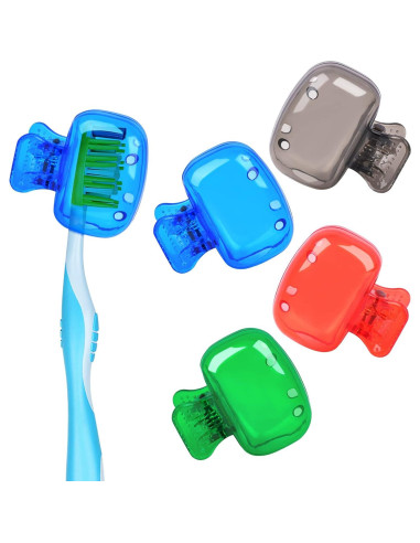 Cubiertas de Cabeza para Cepillo de Dientes Hxezoc - 4 Piezas