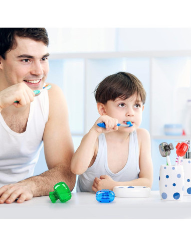 Cubiertas de Cabeza para Cepillo de Dientes Hxezoc - 4 Piezas