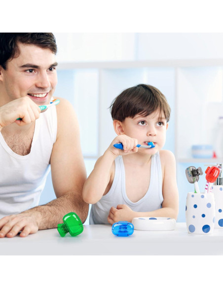 Cubiertas de Cabeza para Cepillo de Dientes Hxezoc - 4 Piezas