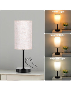 Lámpara de Mesa Dott Arts con 3 Colores y Salida CA 2