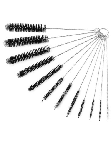 Conjunto de 12 cepillos limpiadores Ixiaoyoo 21 cm reutilizables