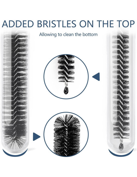 Conjunto de 12 cepillos limpiadores Ixiaoyoo 21 cm reutilizables