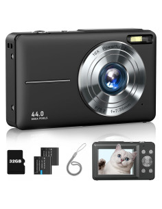 Cámara Digital Lecran 44MP FHD 1080P Compacta para Niños