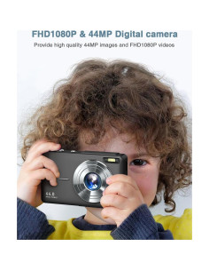 Cámara Digital Lecran 44MP FHD 1080P Compacta para Niños 2