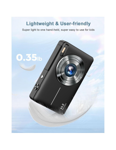Cámara Digital Lecran 44MP FHD 1080P Compacta para Niños