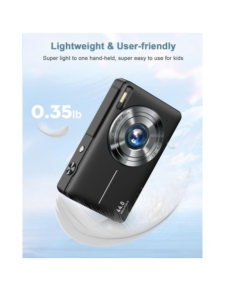 Cámara Digital Lecran 44MP FHD 1080P Compacta para Niños