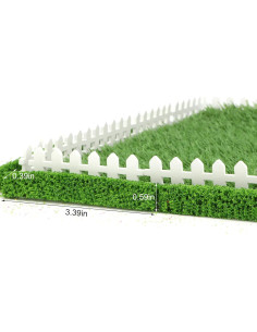 Miniatura Arbustos de Cama de Flores 6PCS Cutemini Verde 2