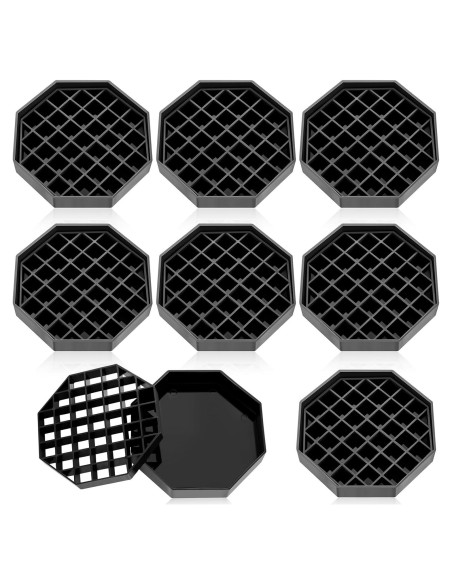 Bandeja de Goteo Plástica Suclain Octagonal 15.24 cm - 8 Pcs