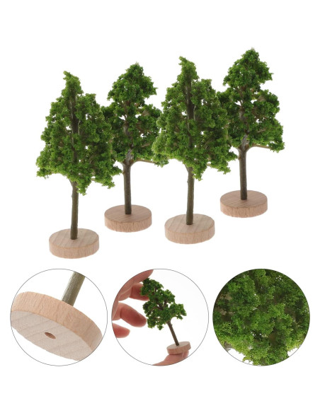 4 Árboles en Miniatura ARTIBETTER para Decoración de Mesa
