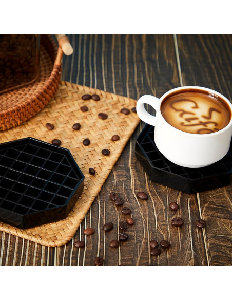 Bandeja de Goteo Plástica Suclain Octagonal 15.24 cm - 8 Pcs