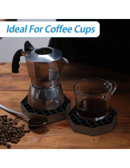 Bandeja de Goteo Plástica Suclain Octagonal 15.24 cm - 8 Pcs