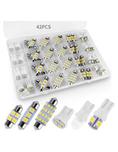 Kit de 42 Bombillas LED Interiores de Coche Zakolak 12V