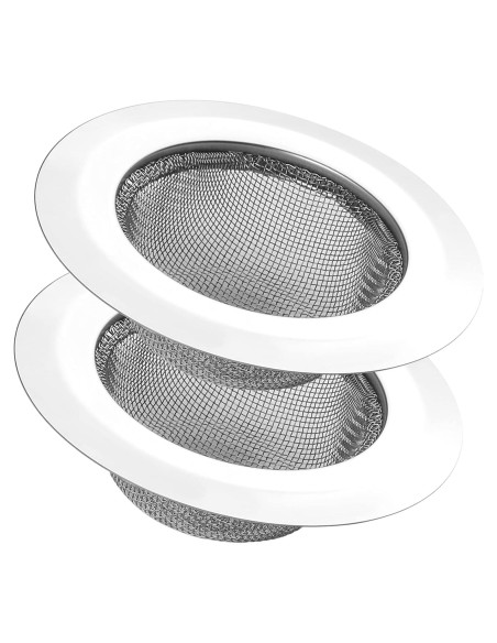 Filtro de Desagüe de Fregadero SOSUO 4.5" Acero Inoxidable 2 Pcs