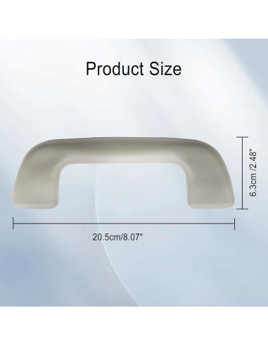 Mango Tirar Techo Interior Auto Shtuomoland Beige Gris