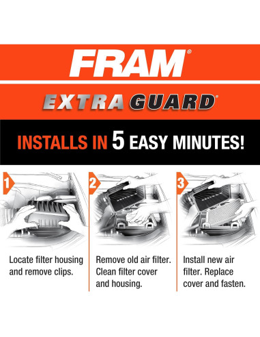 Filtro de Aire FRAM Extra Guard CA11895 para Toyota 2013-2022