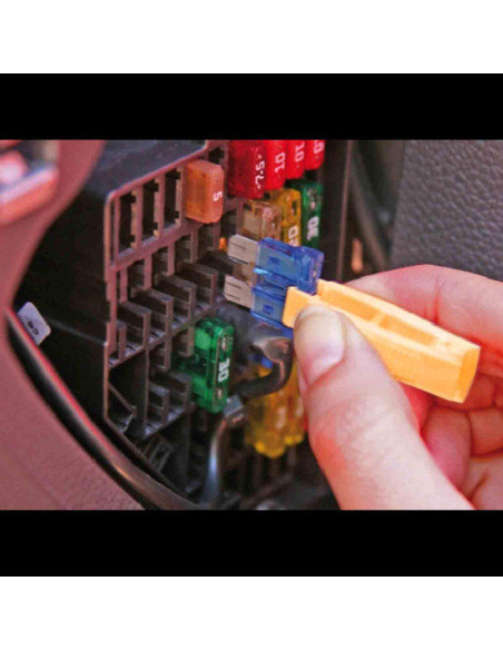 Kit de Fusibles Automotrices 140 Pcs Qizpcer Estándar y Mini